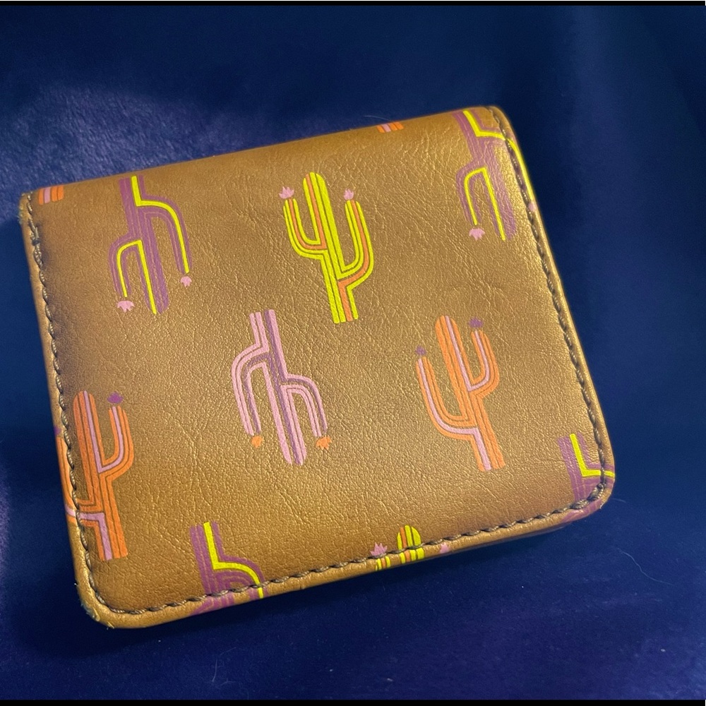 Fossil cactus wallet